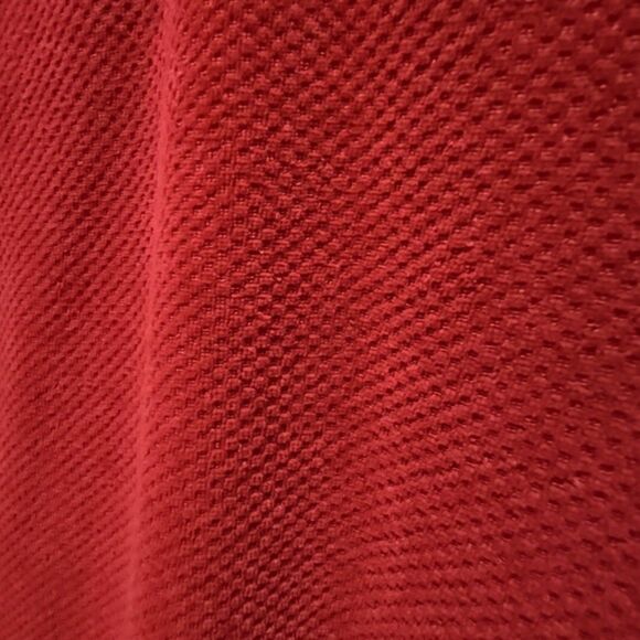 Oversized Velour Red Zip Jacket 2XL Elisabeth Crop Satin Soft Glam Lightweight - Picture 9 of 16